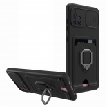 Bodycell Multifunction Case Με Κορδονι Samsung A71 4G Black