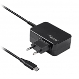 Universal φορτιστής / τροφοδοτικό GaN για smartphone / laptop 65W, με αυτόματη επιλογή τάσης εξόδου και ενσωματωμένο καλώδιο AKYGA AK-ND-81