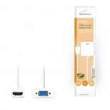 Μετατροπέας HDMI σε VGA και 3,5mm jack για ήχο, με καλώδιο 0.20m σε λευκό χρώμα NEDIS CCGB34900WT02