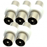 POWERTECH αντάπτορας PAL 9.5mm αρσενικό CAB-V022 για TV, 5τμχ CAB-V022