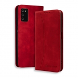 Bodycell Book Case Pu Leather Samsung A03s Red