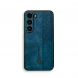 Bodycell Pattern Leather Backcover Samsung S23  Blue