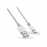 DEVIA Pheez Series Cable for Micro USB Gray (5V, 2.4A, 25CM)
