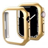Θήκη PC Ahastyle WG59-D Apple Watch 7 / 8 / 9 45mm Επιμεταλλωμένο Ματ Χρυσό (2 τεμ.)