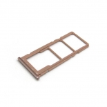 Βάση Κάρτας Sim & SD Samsung A750F Galaxy A7 (2018) Χρυσό (Original)