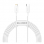 Καλώδιο Σύνδεσης USB 2.0 Baseus Superior Series USB C σε Lightning 20W 1m Λευκό