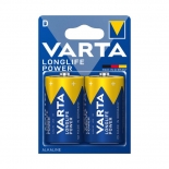 Μπαταρία Alkaline Varta Longlife Power D LR20 (2 τεμ.)