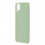 Θήκη Liquid Silicon inos Samsung A125F Galaxy A12/ A127F Galaxy A12 Nacho/ M127F Galaxy M12 L-Cover Λαδί