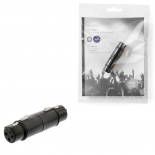 Αντάπτορας XLR 3-Pin θηλ. σε θηλ NEDIS COTP15920BK