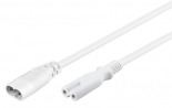 GOOBAY καλώδιο προέκτασης τροφοδοσίας 97200, 2x 0.75mm², 2m, λευκό 97200