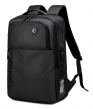 GOLDEN WOLF τσάντα πλάτης GB00399, με θήκη laptop 15.6", 20L, μαύρη GB00399-BK