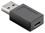 GOOBAY αντάπτορας USB σε USB-C θηλυκό 45400, 5Gbps, μαύρος 45400