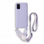 Bodycell Silicon Case με Λουρακι Samsung A41 Violet