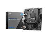 MSI MB PRO H610M-E DDR4, SOCKET INTEL LGA1700 14th/13th/12th GEN, CS INTEL H610, 2 DIMM SOCKETS DDR4, D-SUB/HDMI, PCI-E GEN 3.0, GIGABIT LAN, MICRO-ATX, 3YW.