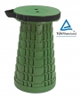 POWERTECH πτυσσόμενο καρεκλάκι HUH-0232, αντοχή έως 250kg, 25.5x45cm, πράσινο HUH-0232
