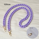 Λιλά ακρυλική Αλυσίδα λαιμού crossbody για  κινητό τηλέφωνο 120cm