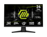 MSI MONITOR GAMING MAG 244F, FLAT IPS FHD, 24", 16:9, 300CD/M2, 100.000.000:1, 0.5MS, 200Hz, 1920x1080, HDMI/ DP/ HP OUT, TILT, BLACK, 3YW.