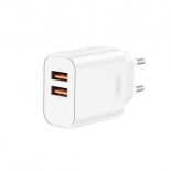 XO CE34 Wall Adapter 2Usb 2,4A White