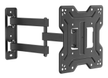 POWERTECH επιτοίχια βάση τηλεόρασης PT-1556, 23-43", έως 30kg, full motion PT-1556