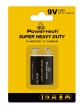 POWERTECH μπαταρία Zinc Carbon Super Heavy Duty PT-1220, 9V, 1τμχ PT-1220