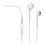 Hands Free Stereo Devia EM022 Earpods 3.5mm με Χειριστήριο & Μικρόφωνο Λευκό