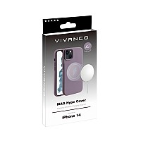 VIVANCO MAG HYPE COVER IPHONE 14 violet backcover