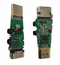 POWERTECH αντάπτορας HDMI 19pin σε VGA CAB-H076, audio jack, USB power CAB-H076
