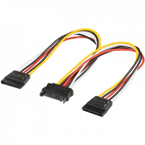 Καλώδιο τροφοδοσίας sata σε 2x sata GOOBAY 95114