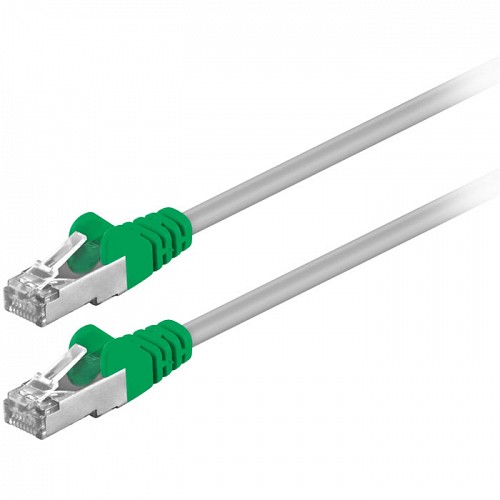 Καλώδιο δικτύου CAT 5e, F/UTP, 3.00m σε γκρι χρώμα GOOBAY 50188
