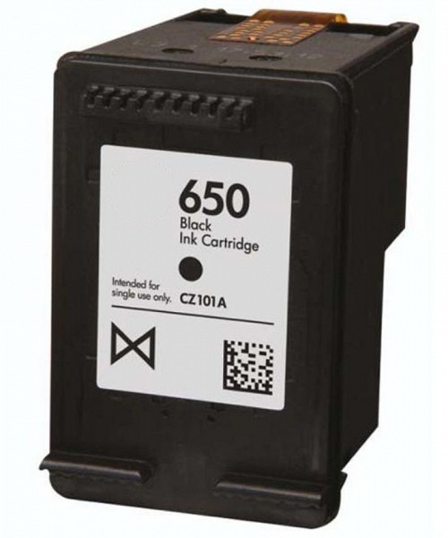 Συμβατό Inkjet για HP 650BK, XL, μαύρο INK-650BKXL