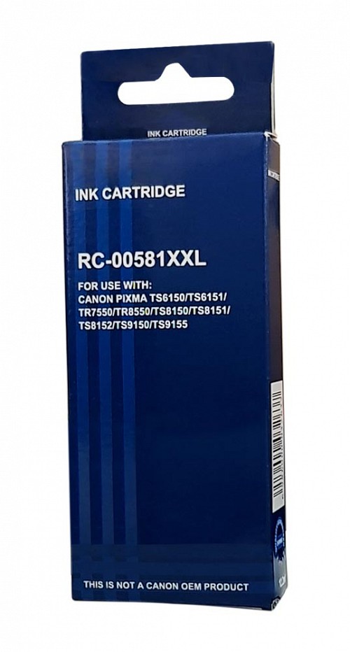 Συμβατό InkJet για Canon, 581XXL, 12.2ml, μαύρο NC-00581XXLBK
