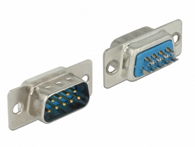 DELOCK Connector Σειριακής θύρας Sub-D9 με ακίδες, male 65881