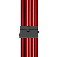 Braided καλώδιο προέκτασης τροφοδοσίας motherboard 24pin, 30cm σε κόκκινο χρώμα DEEPCOOL EC300-24P-RD