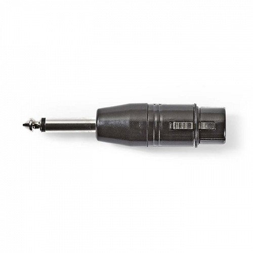 Αντάπτορας XLR 3-Pin θηλ. σε 6.35 mm mono αρσ NEDIS COTP15940BK