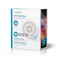 WiFi έξυπνη σειρήνα, 85dB NEDIS WIFISI10CWT