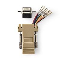 Αντάπτορας D-Sub 9pin αρσ. - RJ45 8pin (8P8C) θηλ NEDIS CCGP52821IV