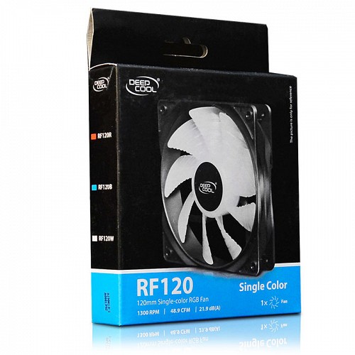 Ανεμιστήρας RF120 120mm με 4 λευκά LED DEEPCOOL RF120W