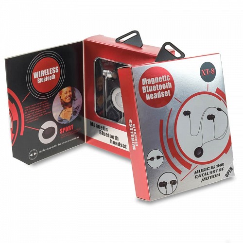 Magnetic BT Headset XT-8 White 1018.234