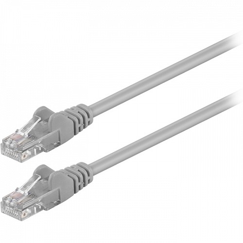 Καλώδιο δικτύου CAT 5e, U/UTP, 0.50m σε γκρι χρώμα GOOBAY 68337