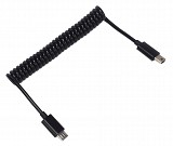 POWERTECH καλώδιο Micro USB σε USB Mini CAB-U124, σπιράλ, 1m, μαύρο CAB-U124
