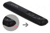 DELOCK Τηλεχειριστήριο παρουσιάσεων 64092 με laser, ασύρματο, έως 30m 64092