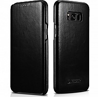 iCarer-Xoomz RS 99001 PU Leather Samsung S8 Black