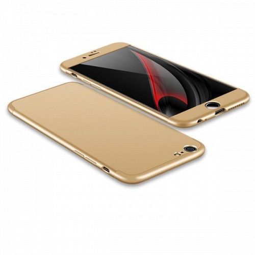 360 Full Cover & Temp.Glass iPhone 7/8/SE 2020 Gold