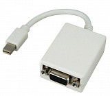 POWERTECH αντάπτορας mini DisplayPort σε VGA CAB-DP015, 0.20m, λευκός CAB-DP015