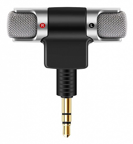 POWERTECH mini μικρόφωνο CAB-J041, stereo, 3.5mm CAB-J041