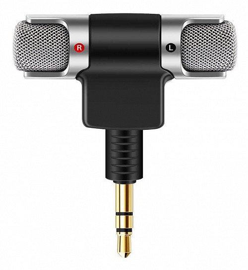 POWERTECH mini μικρόφωνο CAB-J041, stereo, 3.5mm CAB-J041