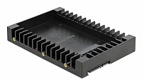 DELOCK tray 3.5 για 2.5 HDD/SSD 18364, 6Gbps, μαύρο 18364