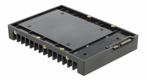 DELOCK tray 3.5 για 2.5 HDD/SSD 18364, 6Gbps, μαύρο 18364