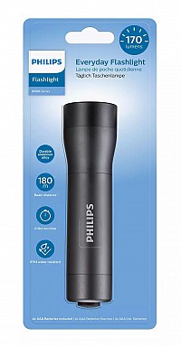 PHILIPS φορητός φακός LED SFL4001T-10, 4000 series, 170lm, μαύρος SFL4001T-10