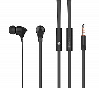 CELEBRAT earphones με μικρόφωνο G3, 3.5mm σύνδεση, Φ10mm, 1.2m, μαύρα G3-BK